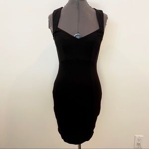 Black cocktail dress